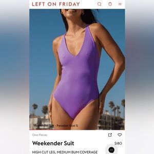 Left on Friday weekender swimsuit
